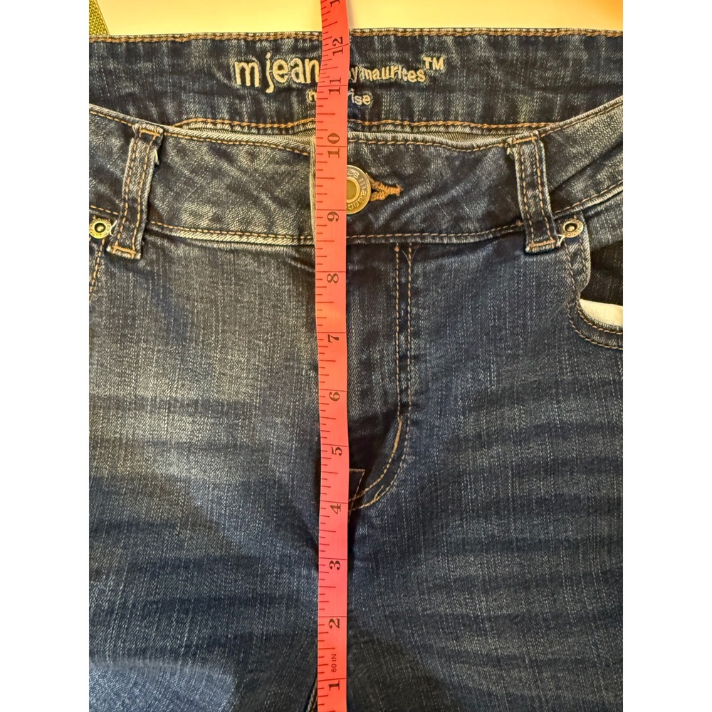 Maurices M Jeans Women 14 Long Mid Rise Bootcut Medium Wash Denim Blue Jeans - Picture 5 of 6